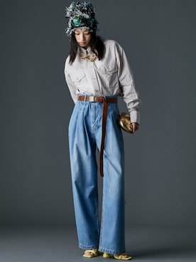 nissen Smile Modelsさん（レディース・163cm）の夏コーディネート