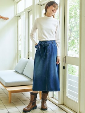 nissen Smile Modelsさん（レディース・167cm）の秋コーディネート