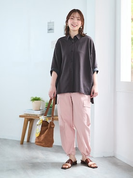 nissen Smile Modelsさん（レディース・160cm）の春コーディネート