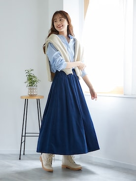 nissen Smile Modelsさん（レディース・167cm）の秋コーディネート