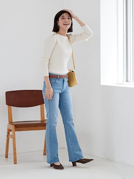 nissen Smile Modelsさん（レディース・168cm）の冬コーディネート