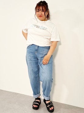 nissen Smile Modelsさん（レディース・155cm）の秋コーディネート