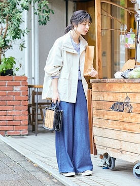 nissen Smile Modelsさん（レディース・162cm）の冬コーディネート