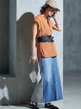nissen Smile Modelsさん(レディース・163cm)の春コーディネート