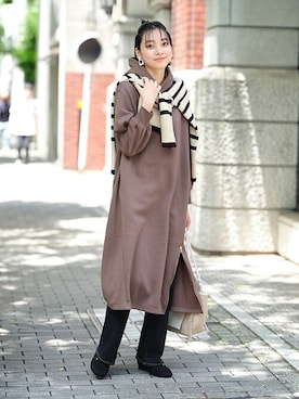 nissen Smile Modelsさん（レディース・169cm）の秋コーディネート