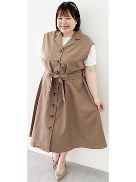 nissen Smile Modelsさん（レディース・158cm）の春コーディネート