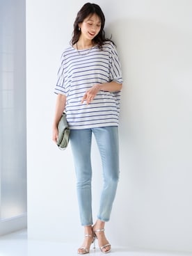 nissen Smile Modelsさん（レディース・168cm）の春コーディネート