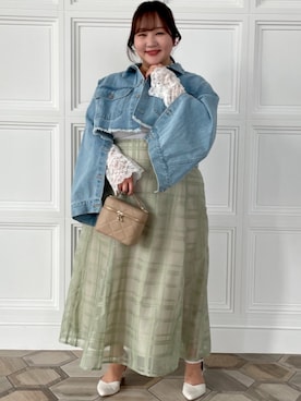 nissen Smile Modelsさん（レディース・158cm）の春コーディネート