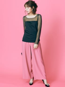 nissen Smile Modelsさん（レディース・162cm）の冬コーディネート