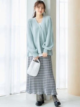 「miclat（ミクラ）のアイテム」を使った、nissen Smile Modelsさん（レディース・166cm）の秋コーディネート