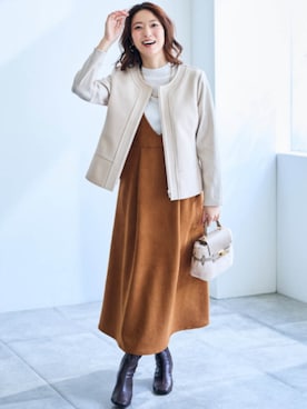 nissen Smile Modelsさん（レディース・163cm）の秋コーディネート