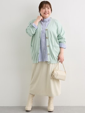 「SMILE LAND（スマイルランド）のアイテム」を使った、nissen Smile Modelsさん（レディース・158cm）の冬コーディネート