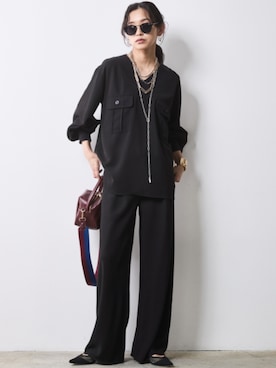 nissen Smile Modelsさん(レディース・163cm)の冬コーディネート