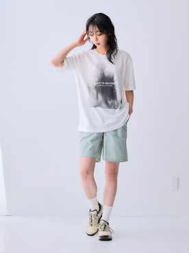 「アイテム（スポーツグッズ）」を使った、nissen Smile Modelsさん（レディース・165cm）の春コーディネート