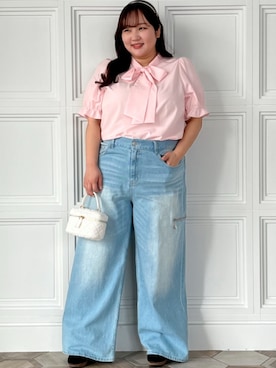 nissen Smile Modelsさん（レディース・158cm）の春コーディネート