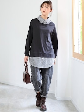 nissen Smile Modelsさん（レディース・170cm）の夏コーディネート