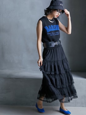 nissen Smile Modelsさん(レディース・163cm)の春コーディネート