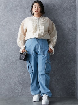 nissen Smile Modelsさん（レディース・163cm）の春コーディネート