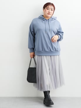 nissen Smile Modelsさん（レディース・155cm）の冬コーディネート