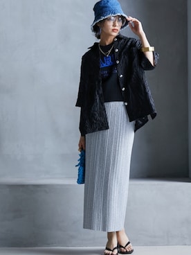 nissen Smile Modelsさん（レディース・163cm）の春コーディネート
