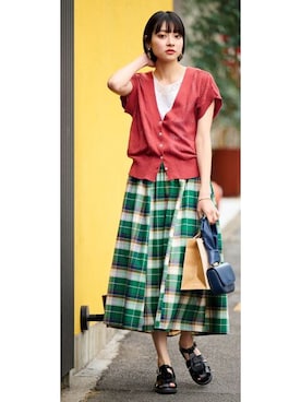 nissen Smile Modelsさん（レディース・167cm）の春コーディネート