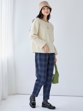 nissen Smile Modelsさん（レディース・166cm）の秋コーディネート