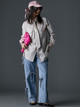 nissen Smile Modelsさん（レディース・163cm）の夏コーディネート