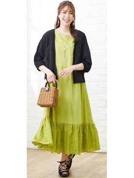 nissen Smile Modelsさん（レディース・167cm）の夏コーディネート