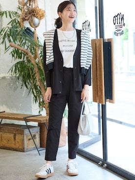 nissen Smile Modelsさん（レディース・168cm）の春コーディネート