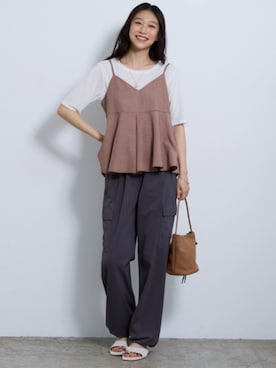 nissen Smile Modelsさん（レディース・166cm）の春コーディネート