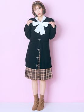 「marun（マルン）のアイテム」を使った、nissen Smile Modelsさん（レディース・167cm）の秋コーディネート