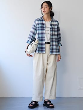 nissen Smile Modelsさん（レディース・165cm）の春コーディネート