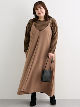 「SMILE LAND（スマイルランド）のアイテム」を使った、nissen Smile Modelsさん（レディース・158cm）の冬コーディネート