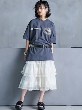 nissen Smile Modelsさん(レディース・163cm)の春コーディネート