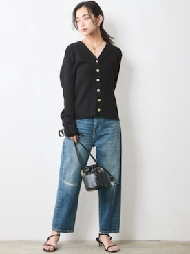 「Denim」｜nissen Smile Modelsさん（レディース・163cm）の春コーディネート