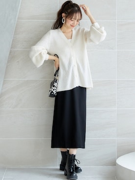 nissen Smile Modelsさん（レディース・166cm）の秋コーディネート