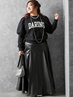 nissen Smile Modelsさん（レディース・155cm）の冬コーディネート