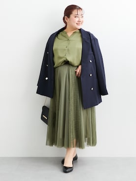 nissen Smile Modelsさん（レディース・155cm）の冬コーディネート