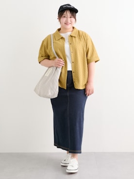 nissen Smile Modelsさん（レディース・160cm）の夏コーディネート