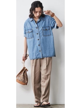 nissen Smile Modelsさん（レディース・167cm）の春コーディネート