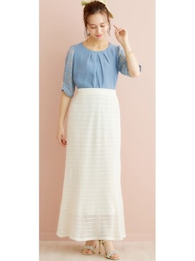 nissen Smile Modelsさん（レディース・162cm）の春コーディネート