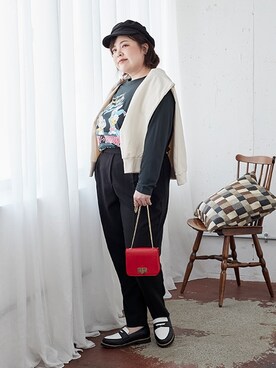 nissen Smile Modelsさん（レディース・158cm）の夏コーディネート