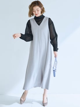 nissen Smile Modelsさん（レディース・166cm）の冬コーディネート