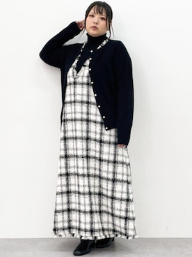 nissen Smile Modelsさん（レディース・157cm）の秋コーディネート