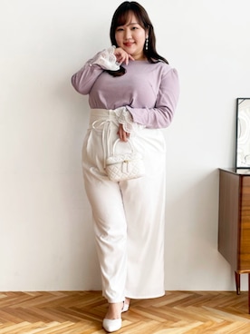 nissen Smile Modelsさん（レディース・158cm）の冬コーディネート