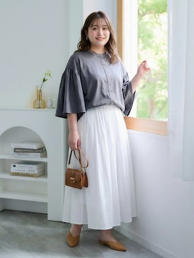 nissen Smile Modelsさん（レディース・160cm）の春コーディネート