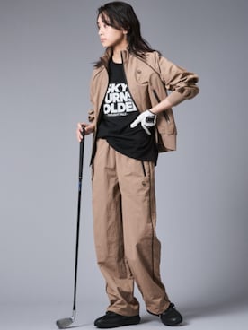 「CHIC STYLE」｜「アイテム（ジャケット/アウター）」を使った、nissen Smile Modelsさん（レディース・163cm）の春コーディネート