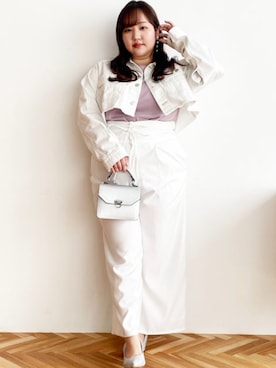 nissen Smile Modelsさん（レディース・158cm）の冬コーディネート