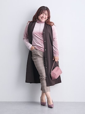 nissen Smile Modelsさん（レディース・155cm）の秋コーディネート