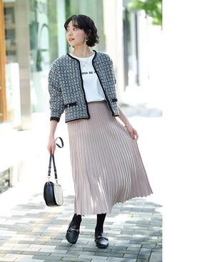 nissen Smile Modelsさん（レディース・169cm）の秋コーディネート